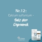 Preview: Pflüger - Schüssler Salz Nr. 12 - Calcium sulfuricum D6 - Globuli 15g