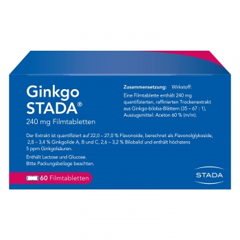 Ginkgo STADA - 240 mg Filmtabletten