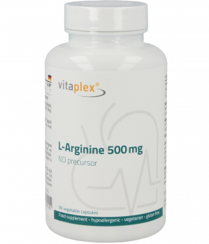 Vitaplex - L-Arginin 500mg - 90 Kapseln