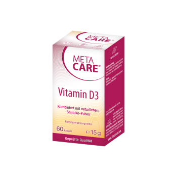 META-CARE - Vitamin D3 - 60 Kapseln