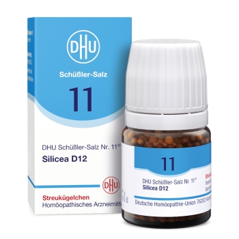 DHU - Schüssler Salz Nr. 11 - Silicea D12 Globuli - 10g