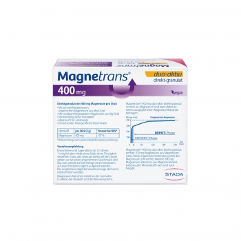 Magnetrans Duo-Aktiv - 400 mg Direktgranulat-Sticks