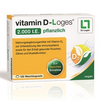 Dr. Loges - Vitamin D Loges 2000 I.E. Pflanzlich