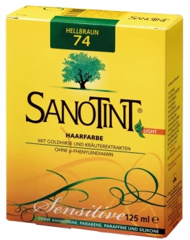 Sanotint Sensitive 74 Hellbraun