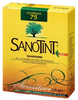 Sanotint Sensitive 75 Goldbraun