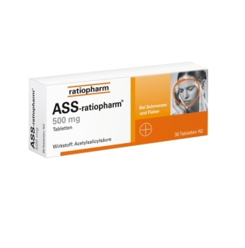 ASS 500 mg Tabletten - Ratiopharm