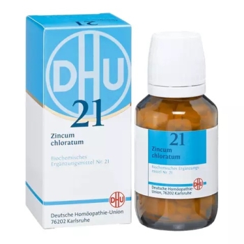 DHU - Schüssler Salz Nr. 21 - Zincum chloratum D6 - Tablette