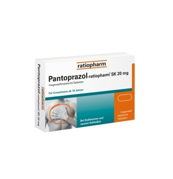 Pantoprazol - ratiopharm SK 20 mg magensaftresistente Tabletten