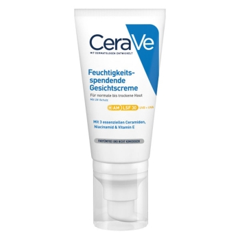 CeraVe - Feuchtigkeitsspendende Gesichtscreme mit LSF 30 - 52ml