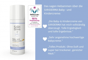 Siriderma - Baby- und Kindercreme - 50ml