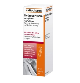Hydrocortison - ratiopharm 0,5% - Spray