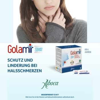 Aboca - Golamir 2Act bei Halsschmerzen - 20 Lutschtabletten