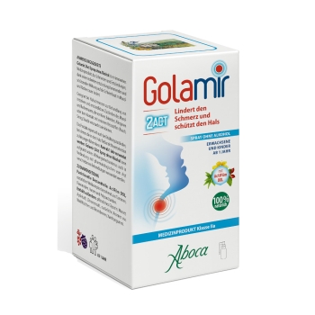 Aboca - Golamir 2Act Halsspray ohne Alkohol - 30ml