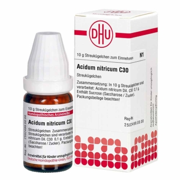 DHU Acidum nitricum C30 Globuli 10g