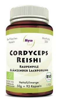 Cordyceps + Reishi Bio-Pilzpulver 93 St.