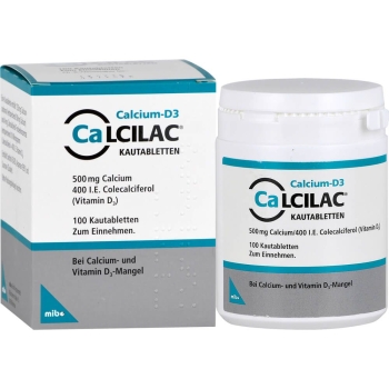 Calcilac Kautabletten 500 mg/400 I.E. - 100St.
