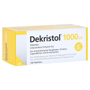 Dekristol 1000 I.E. - 100 Tabletten