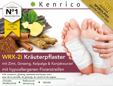 Kenrico WRX-2i Kräuterpflaster mit Zimt, Ginseng, Kelpalge & Konjakwurzel