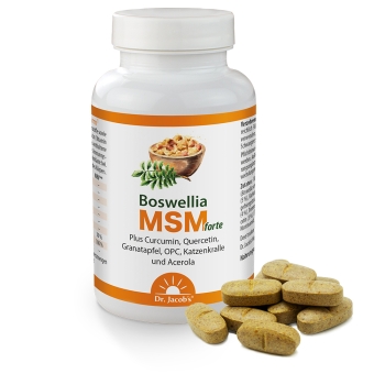 Dr. Jacob's - Boswellia MSM forte - 90 Tabletten