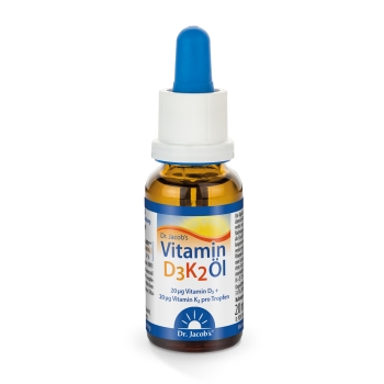 Dr. Jacob's - Vitamin D3 K2 Öl - 20ml