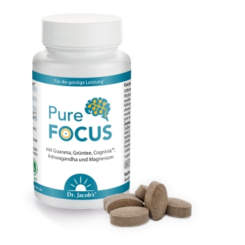 Dr. Jacob's - Pure Focus - 100 Tabletten