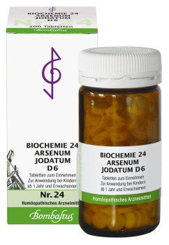 Bombastus - Schüssler Salz Nr. 24 - Arsenum jodatum D6 - Tabletten