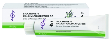 Bombastus - Schüssler Salz Nr. 4 - Kalium chloratum D6 - Creme - 100ml