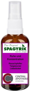 Spagyrik - Ruhe und Konzentration Spray 50ml