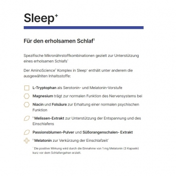 NHCO - Sleep Plus - Aminoscience - 56 Kapseln