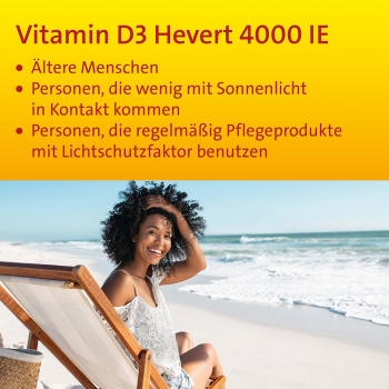 Hevert - Vitamin D3 Hevert 4000 IE - Tabletten