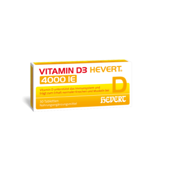 Hevert - Vitamin D3 Hevert 4000 IE - Tabletten