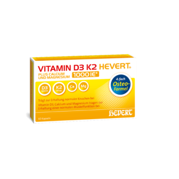 Hevert - Vitamin D3 K2 Hevert plus Calcium und Magnesium 1000 IE