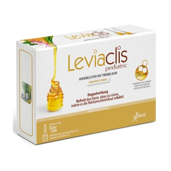 Aboca - LevaClis Pediatric Kinder mit Promelaxin - 6 Mikroklistiere