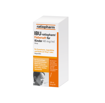 Ibu Ratiopharm Fiebersaft 40mg/ml - 100ml