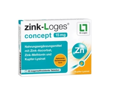 Dr. Loges - Zink Loges Concept 15 mg - Tabletten