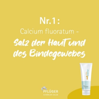 Pflüger - Schüssler Salz Nr. 1 - Calcium fluoratum D4 - Creme 75g