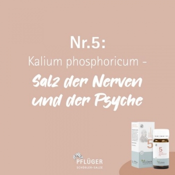 Pflüger - Schüssler Salz Nr. 5 - Kalium phosphoricum D6 - Globuli 15g