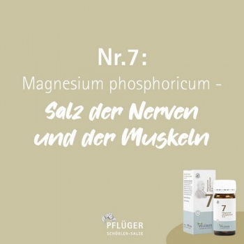 Pflüger - Schüssler Salz Nr. 7 - Magnesium phosphoricum D6 - Pulver