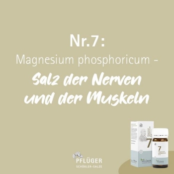 Pflüger - Schüssler Salz Nr. 7 - Magnesium phosphoricum D12 - Globuli 15g