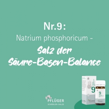 Pflüger - Schüssler Salz Nr. 9 - Natrium phosphoricum D6 - Globuli 15g
