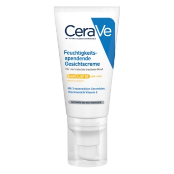 CeraVe - Feuchtigkeitsspendende Gesichtscreme mit LSF 50 - 52ml