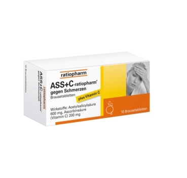 ASS + C - ratiopharm gegen Schmerzen - Brausetabletten