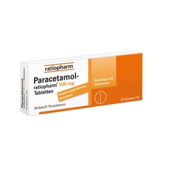 Paracetamol Ratiopharm 500mg Tablette - 20St.