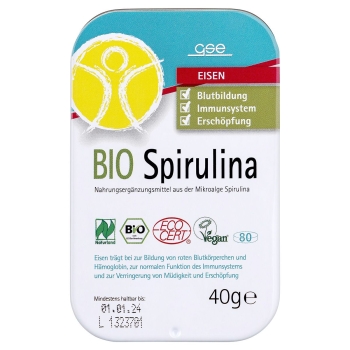 GSE - Bio Spirulina 500 mg - 80 Tabl.