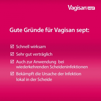 Vagisan Sept - Vaginalzäpfchen mit Povidon-Jod