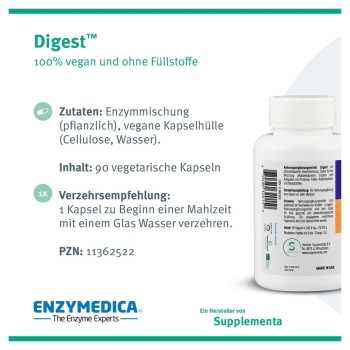 Enzymedica - Digest - 90 Kapseln
