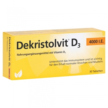 Dekristolvit - D3 4000 I.E. - 30 Tabletten
