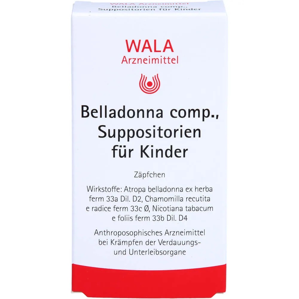 Central Apotheke Leipzig / Wala - Belladonna comp. - Suppositorien für