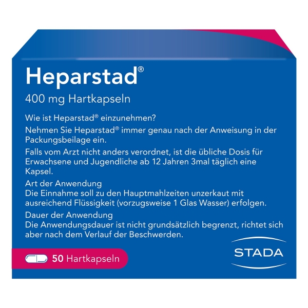 Heparstad 400mg Hartkapseln