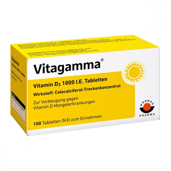 Vitagamma D3 1000 I.E. Tabletten 100St.